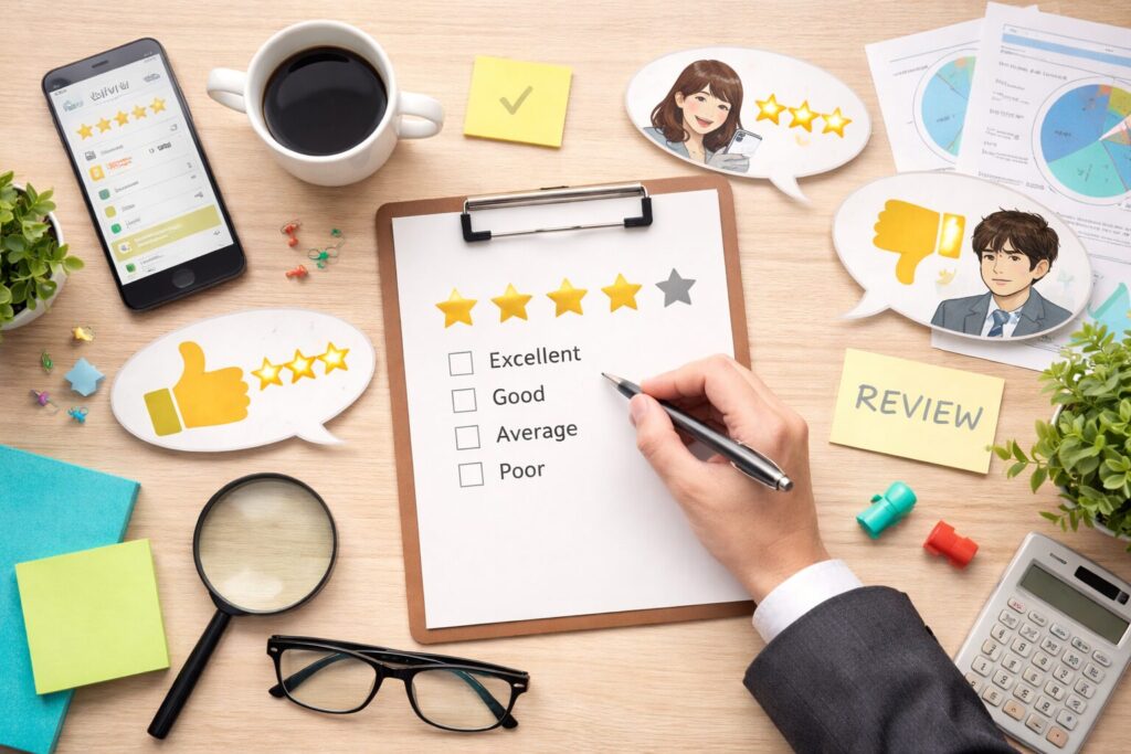 口コミと評価について