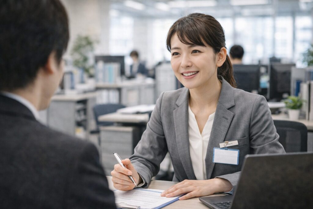 ヒアリングしている社員