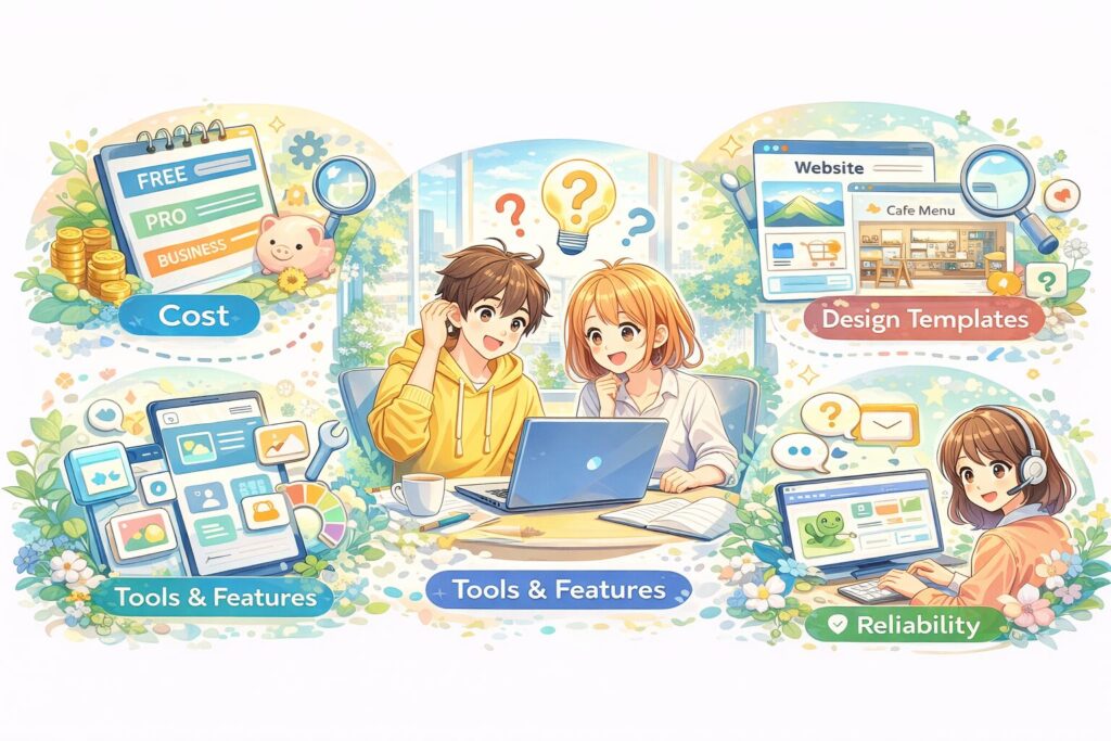 ウェブサービス選びのガイド