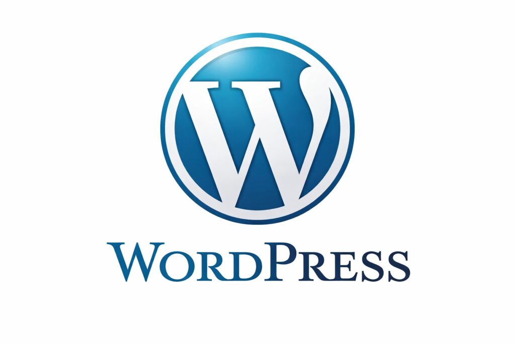 WordPressロゴのデジタルデザイン