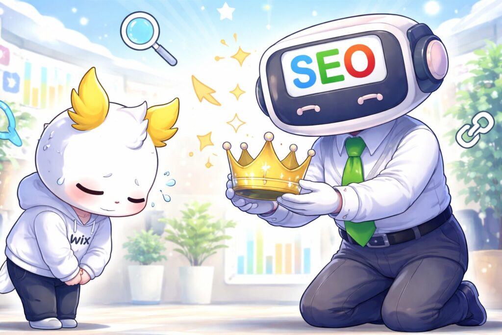 腰の低いWixの画像