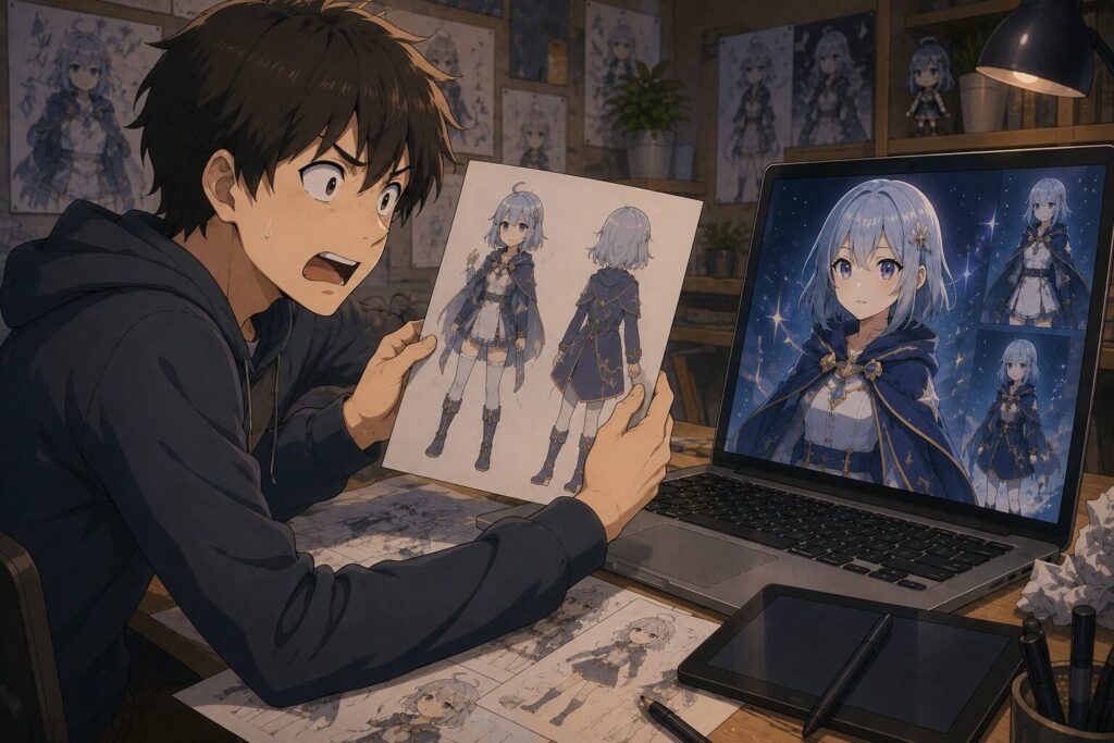 創作キャラクターが既に存在していた