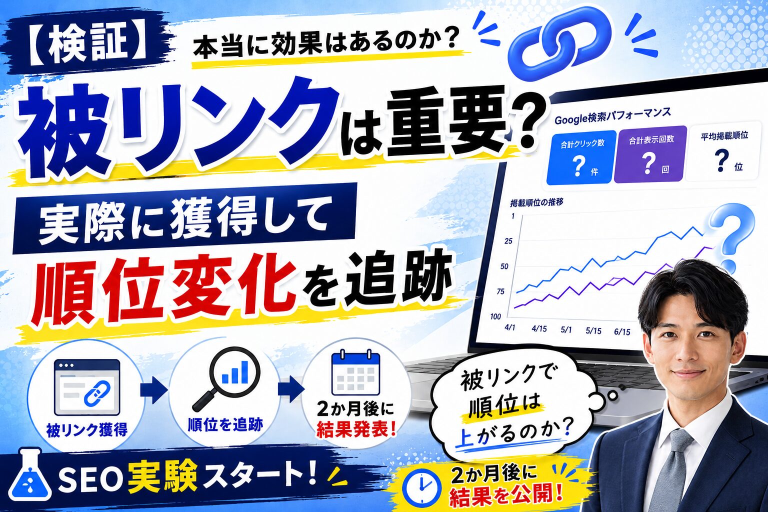 被リンクは重要？の記事のアイキャッチ