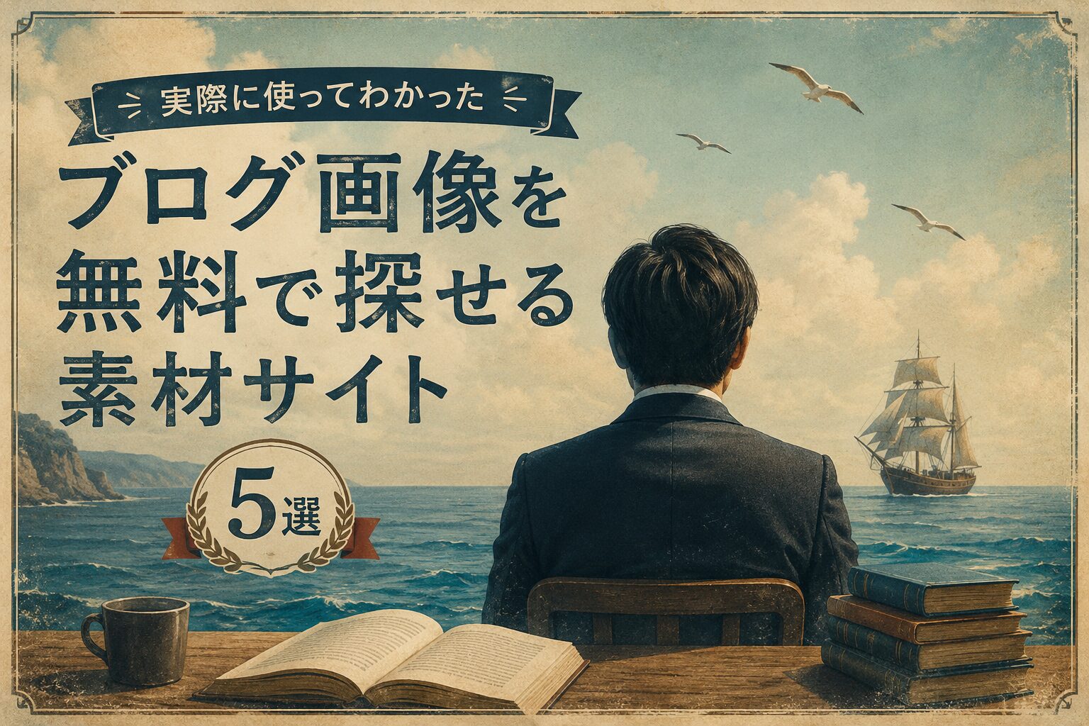 ブログ画像を無料で探せるサイト5選のアイキャッチ